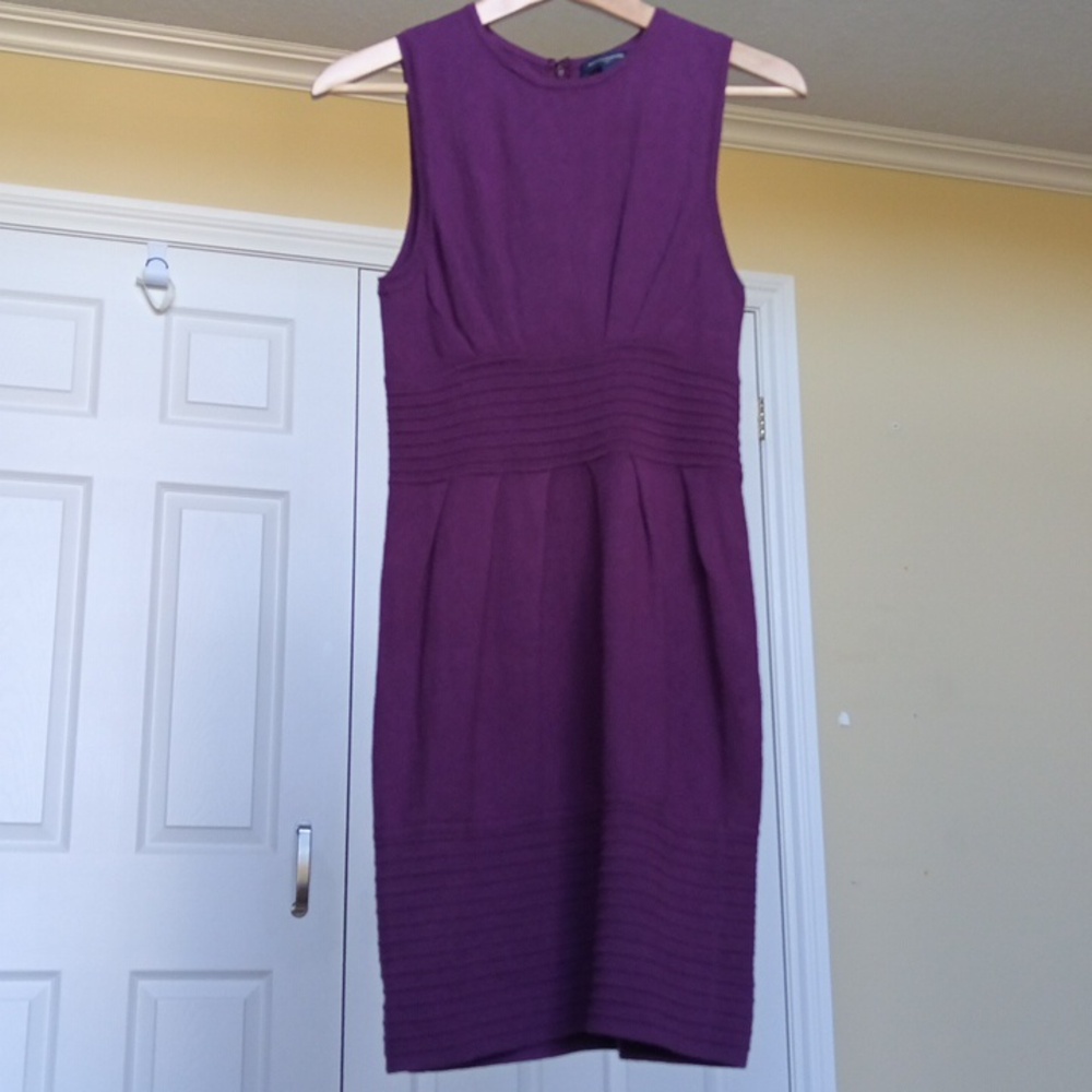 Ptp13.5"-16" Knit Dress: Banana Republic Rich Purple/Plum Sleeveless
